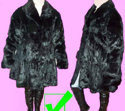 Шубка из натурального меха кролика 48-50 размер Москва