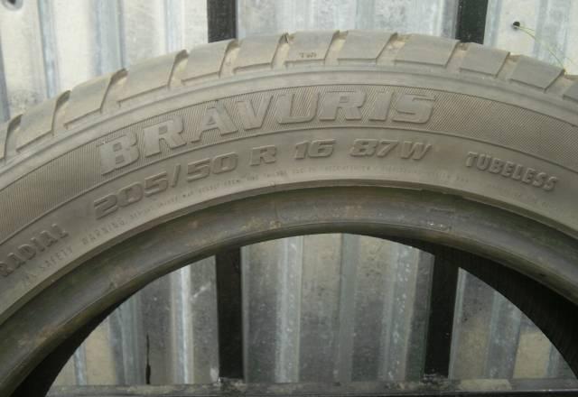 Шины barum bravuris 205/50R16 87w 2шт. б/у Москва
