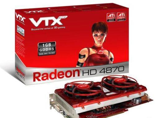 Мощную видеокарту VTX ATI Radeon HD 4870 1Gb Москва
