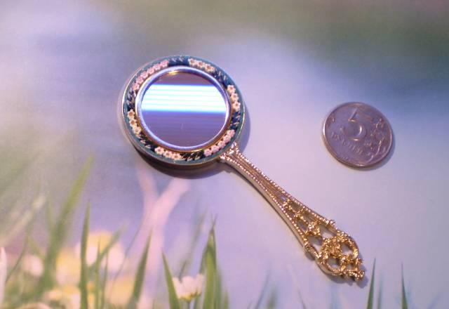 Зеркальце с микромозаикой Санкт-Петербург