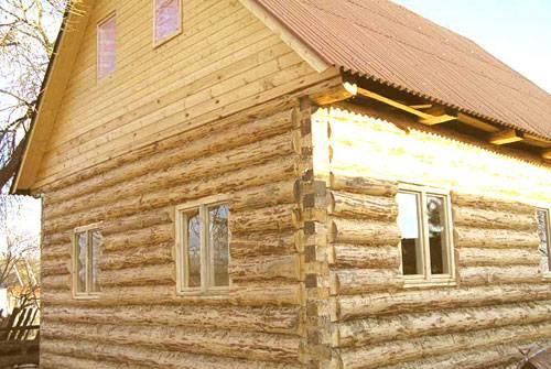 Дома и бани из бревен Москва