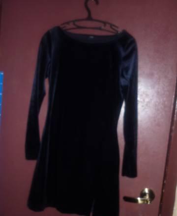 Платье - синий бархат Москва