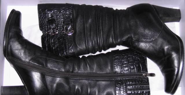 Сапоги зимние, нат. кожа и мех 37р.+ подарок Санкт-Петербург