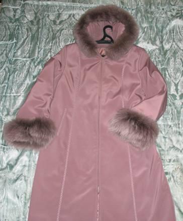 Пальто зимнее 2в1 с подстёжкой из кролика Москва