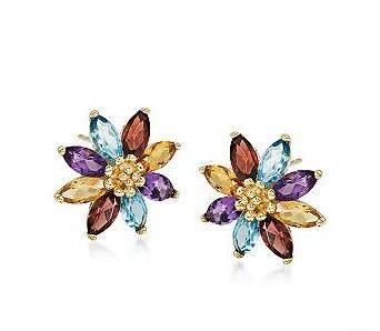 Распродажа-5 дней Серьги-самоцветы 4 карата Москва