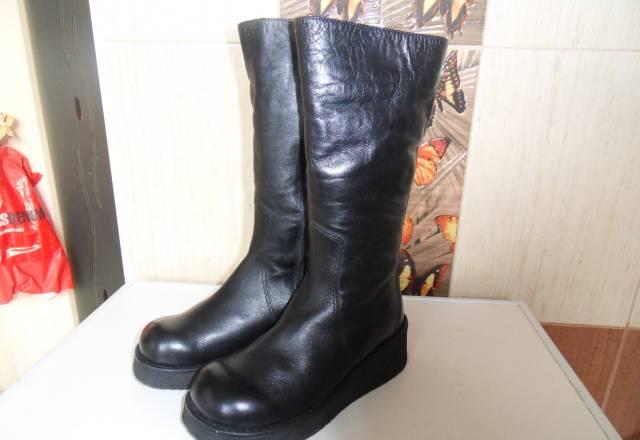 Новые сапоги, зима Москва