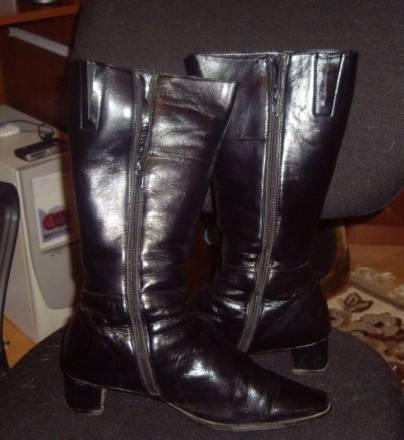Кожаные черные зимние сапоги Sabrina, размер 41 Москва