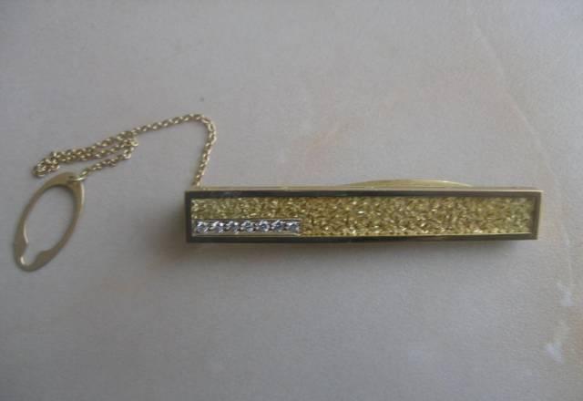 Заколка на галстук с бриллиантами Москва