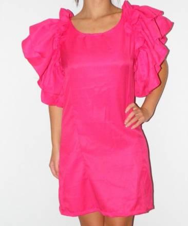 Стильное платье цвета фуксии, новое Москва