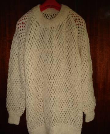 Светер ч/ш вязаный 52/54 Москва