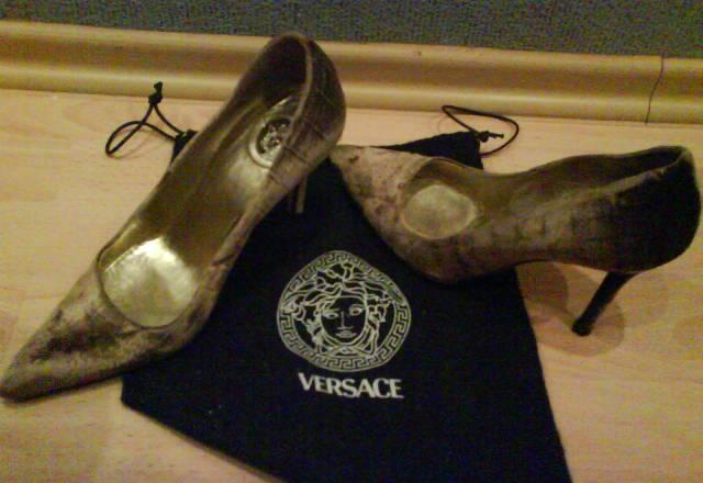 Туфли versace оригинал 37.5 велюр Москва