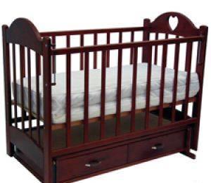 Кроватка маятник Рио с сердечком. Новая Москва