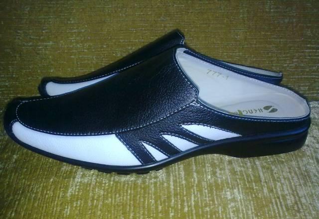 Кожанные,новые. Сабо 34-34,5р-р (маркировка-35 Москва