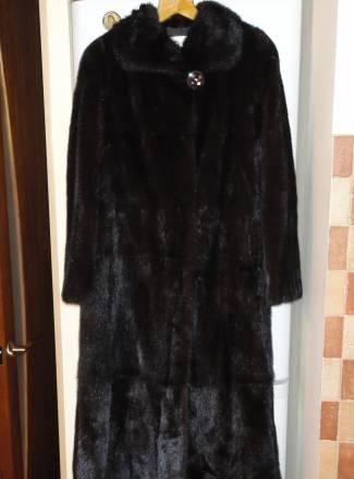 Чёрная Норковая шуба Москва