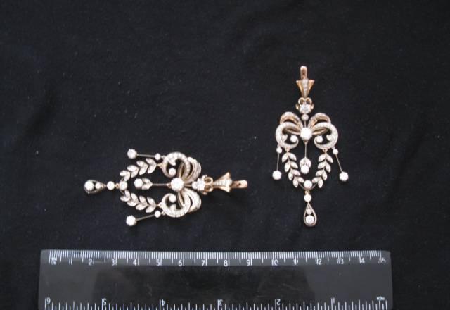 Серьги с бриллиантами (7,21 ct) Москва