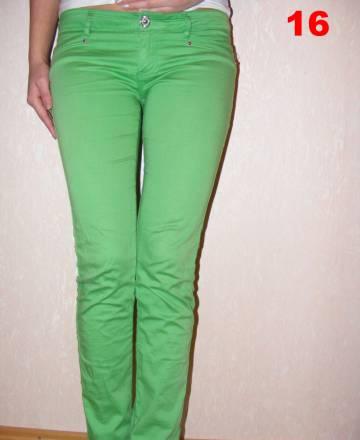 Зеленые джинсы, брючки Москва