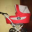 Коляска Peg Perego Classico Culla красно-серая Москва