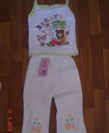 Новые штанишки(бриджи)+майка на 3-4года Санкт-Петербург