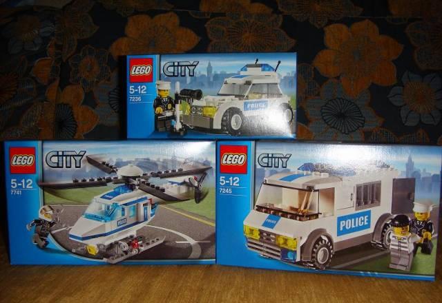 Дешево новые "Лего" Полиция - цена за все Москва
