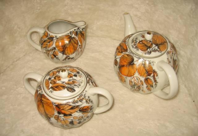 Сервиз чайный на 12 персон лфз "Любимый сад" Москва
