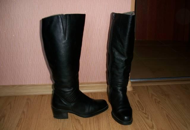 Зимние сапоги.Нат.кожа Москва