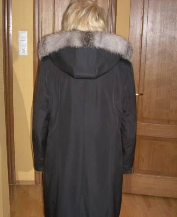 Пальто из непромокаемой ткани на подстежке Москва