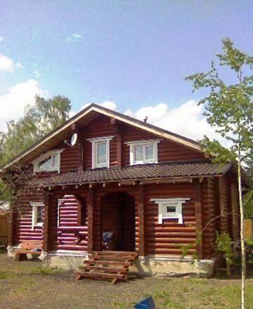 Дом из оцилиндрованного бревна 40км от МКАД Чехов