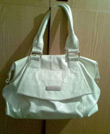 Сумка белая кожа зам Санкт-Петербург