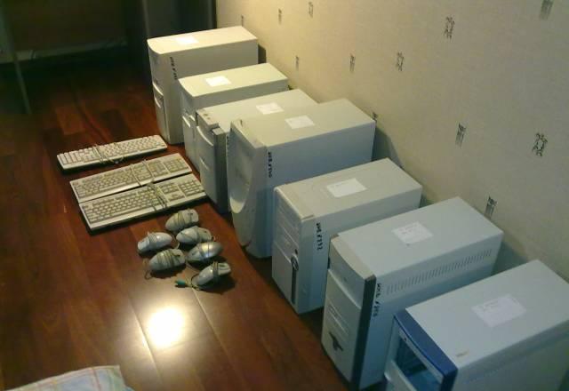 7 системных блоков офисных компьютеров Москва