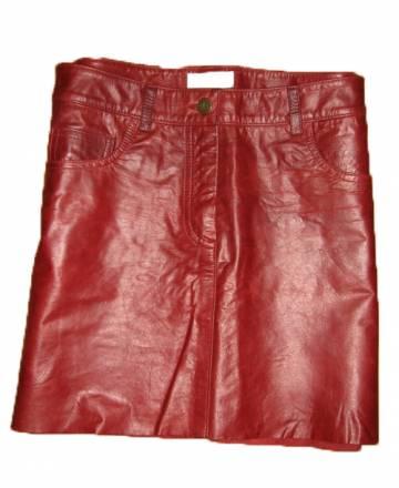 Бордовая кожаная юбка Санкт-Петербург