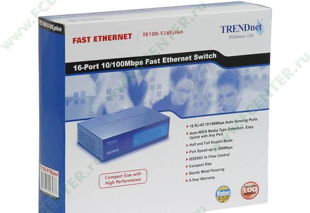 Swith trendnet "TE100-S16EPlus" Москва