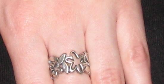 Кольцо серебряное Москва