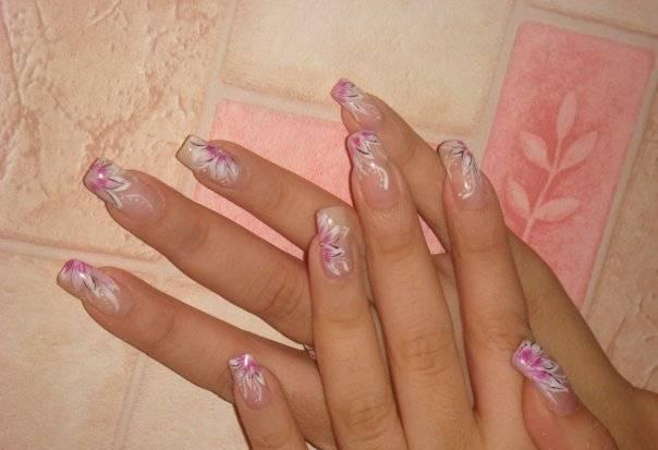 Качественное наращивание ногтей акрил гель Москва