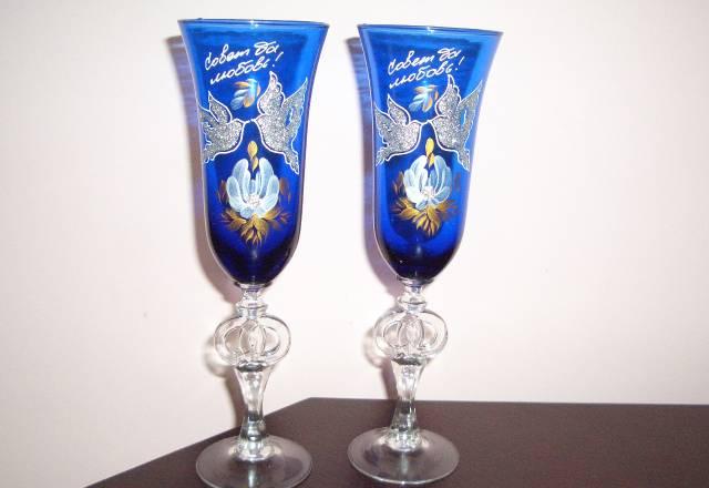 Свадебные бокалы Москва