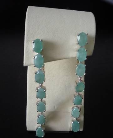 Серьги с изумрудами Санкт-Петербург