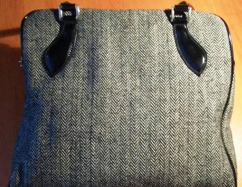 Сумка ткань + иск. кожа лаковая Москва