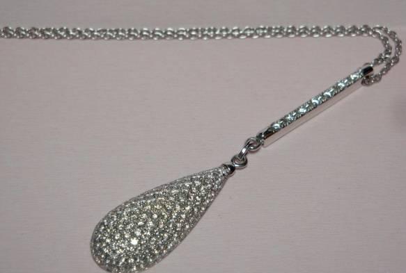 Брендовая подвеска 137 бриллиантов Москва