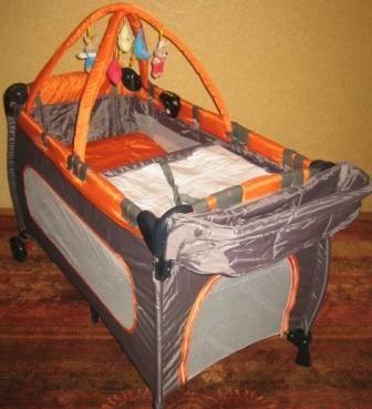 Манеж-кровать Угадайка с вибрацией. Новый Москва