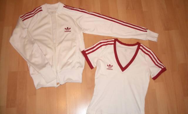 "adidas" олимпийка + футболка Одинцово