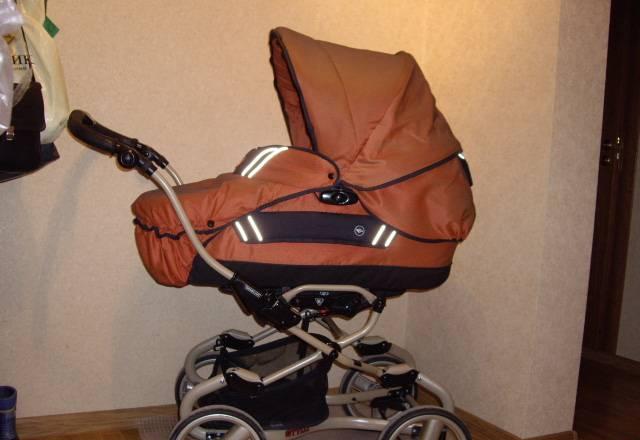 Коляска bebecar 2 в 1(люлька+прог.блок) Москва