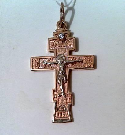 Крест золотой. 5,10гр Москва