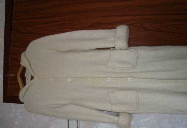 Кардиган-пальто с капюшоном шерстяное Москва