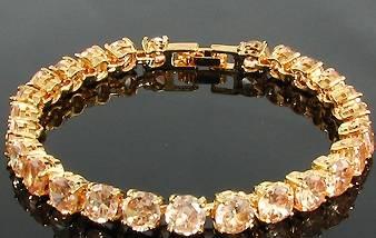 Браслет с коричневыми сапфирами Москва