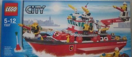 Новый Лего 7207(пожарный катер) - дешево Москва