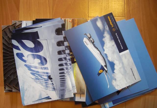 Набор открыток Lufthansa 66штук Москва