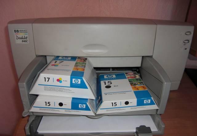 Струйный цветной принтер HP Deskjet 840C Москва
