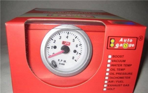 Тахометр с семицветной подсветкой шкалы AutoGauge Москва