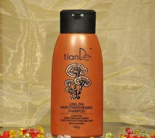 Шампунь, укрепляющий  с экстрактом гриба линчжи Москва