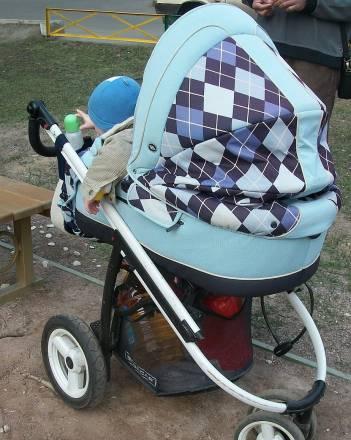 Стильная коляска-люлька "Bebecar Icon" 1 в 1 Москва