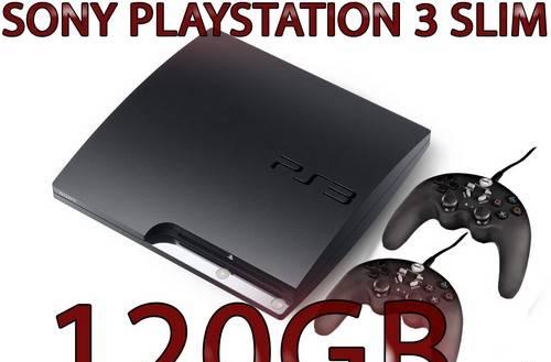 Sony PlayStation 3 Slim (120 Gb)+диск Москва